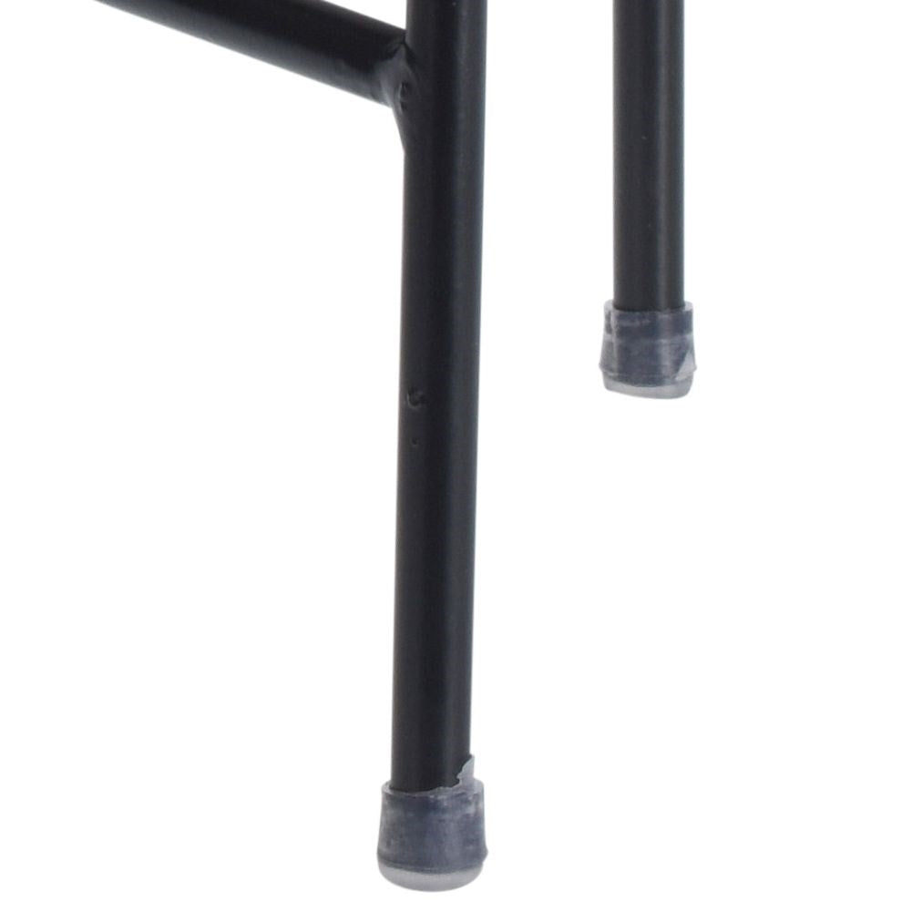 Original metal pot on stand. Stylish and elegant.