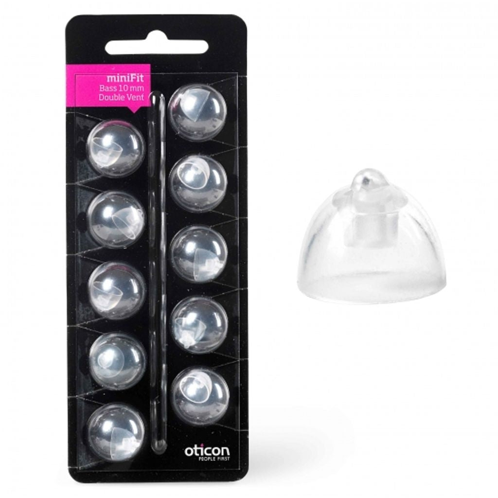 Oticon Dome Bass double minifit 10mm Model Alta/Nera (10/frp)