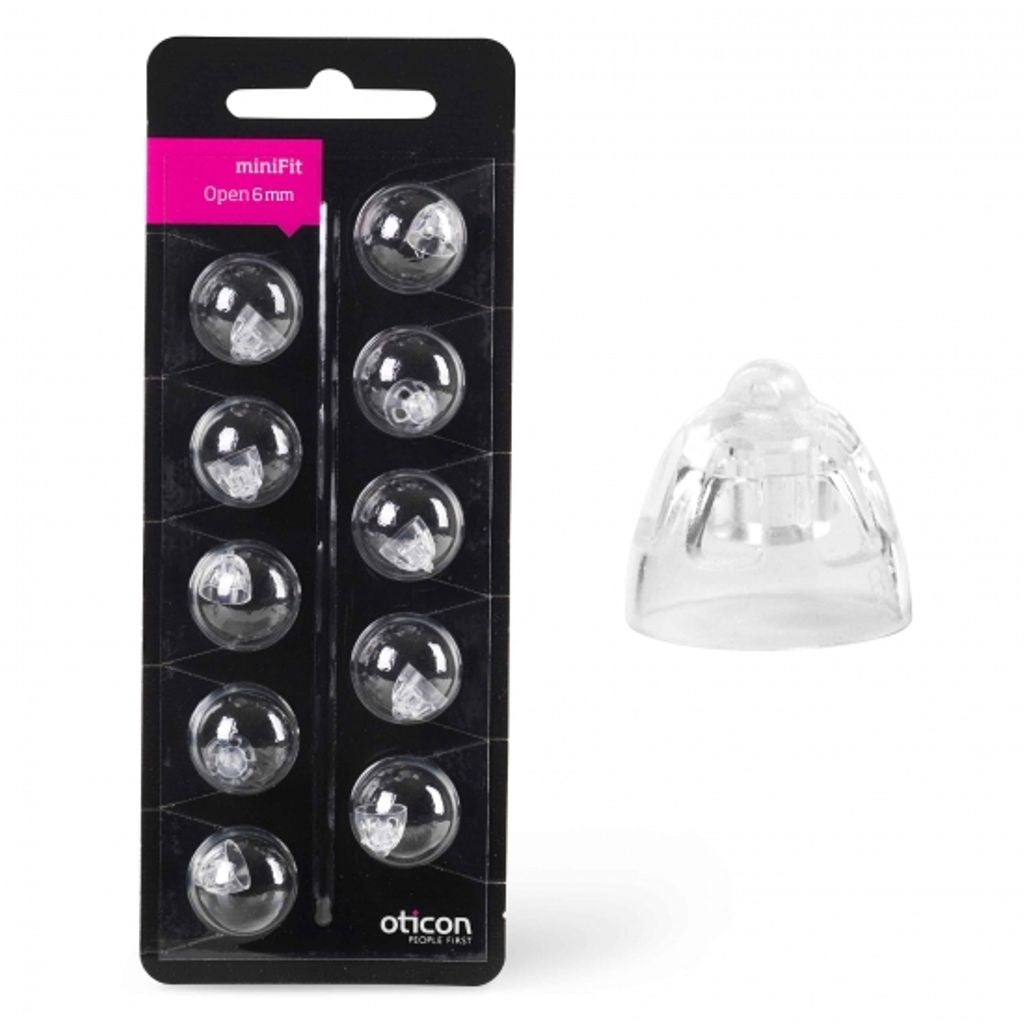 Oticon Dome Open minifit 6mm Model Alta/Nera (10/frp)