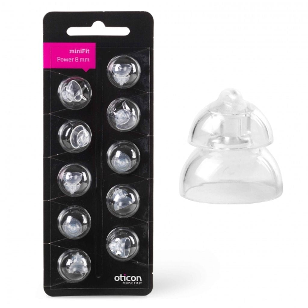 Oticon Dome Power minifit 8mm Model Alta/Nera (10/frp)