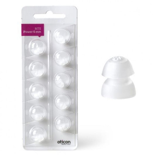 Oticon Dome Rite Power 6mm Model RITE/miniRITE (10/frp)