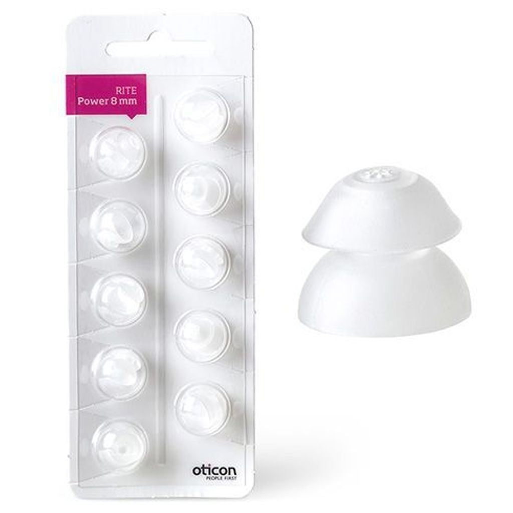Oticon Dome Rite Power 8mm Model RITE/miniRITE (10/frp)