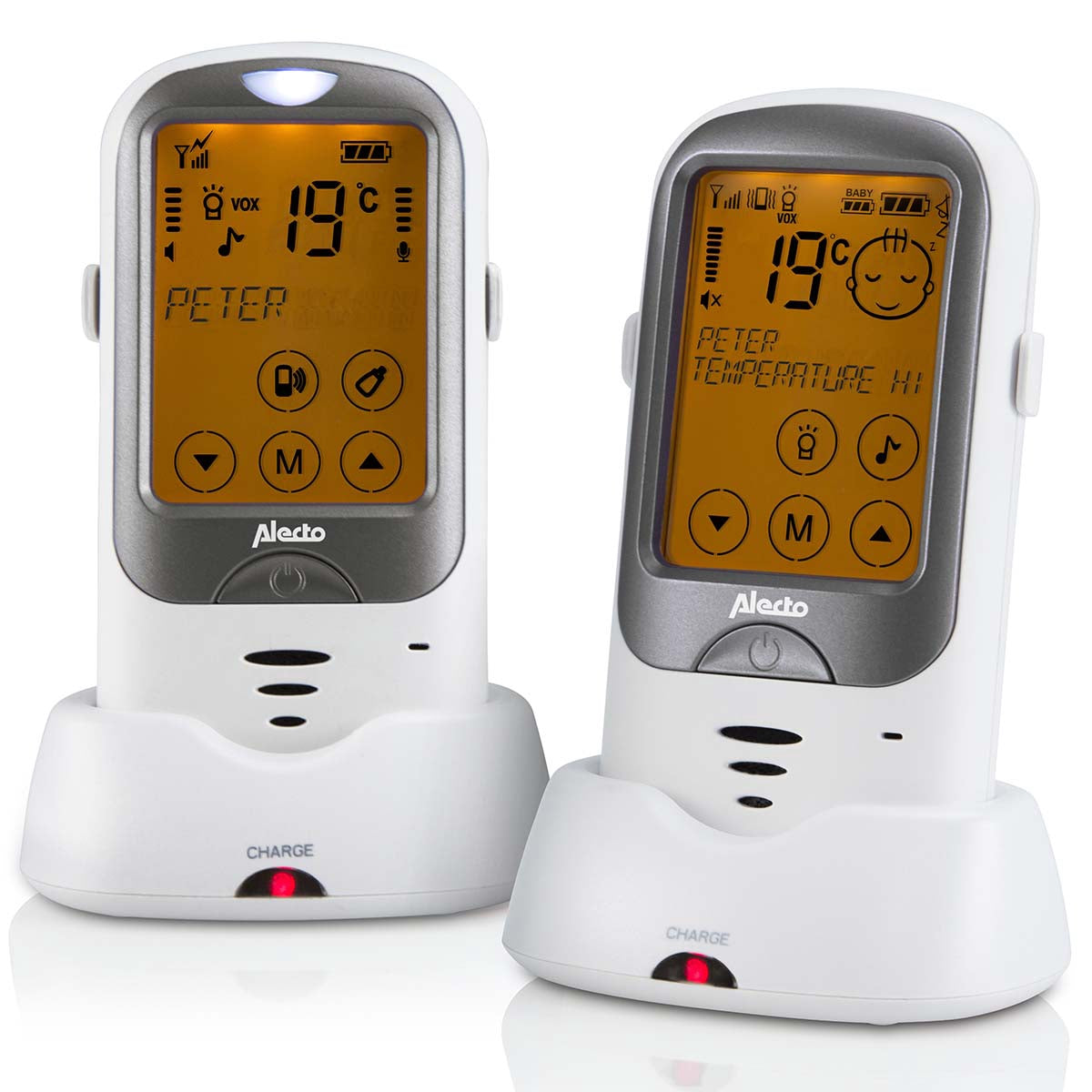 Outdoor Baby Monitor, Long Range, White/Anthracite