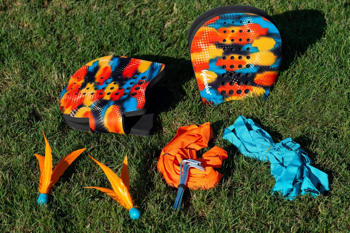 Outdoor BattleBird Game Set – 2 Paddles, 2 Birdies