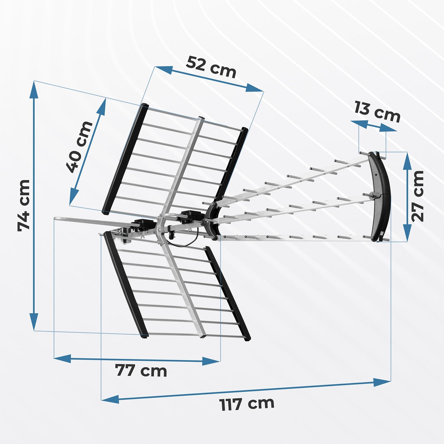 Outdoor Directional TV Antenna Ultra HD 4K