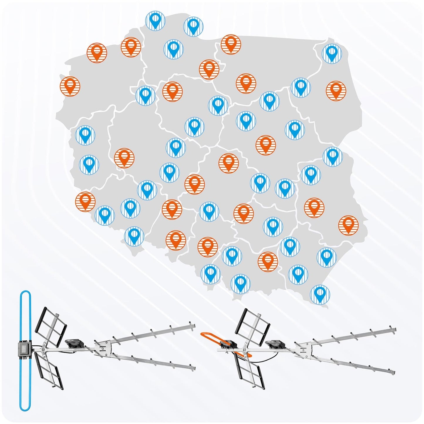 Outdoor Directional TV Antenna Ultra HD 4K