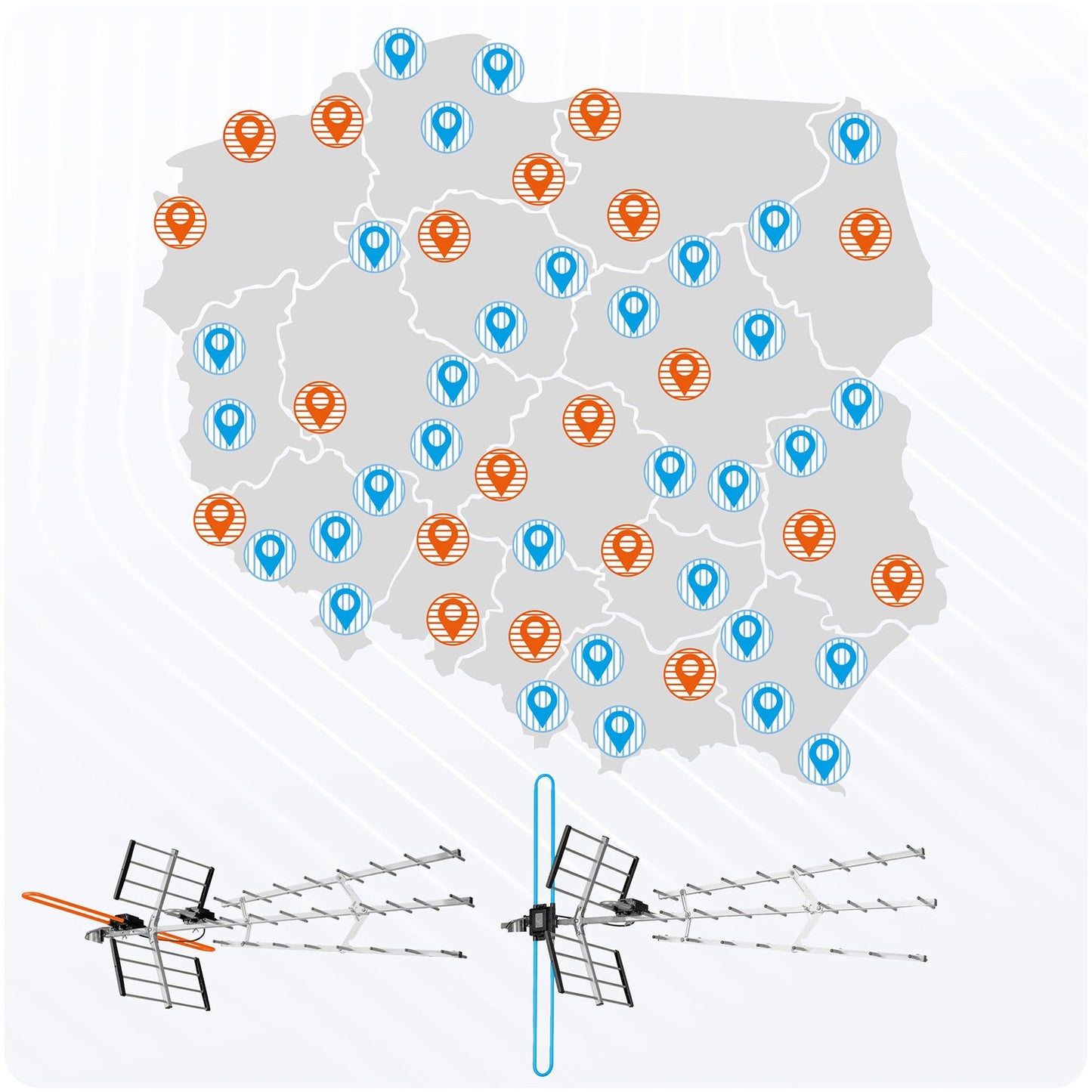 Outdoor Directional TV Antenna, Ultra HD 4K Reception