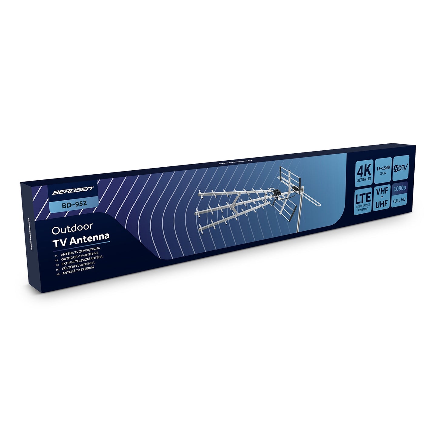 Outdoor Directional TV Antenna, Ultra HD 4K Reception