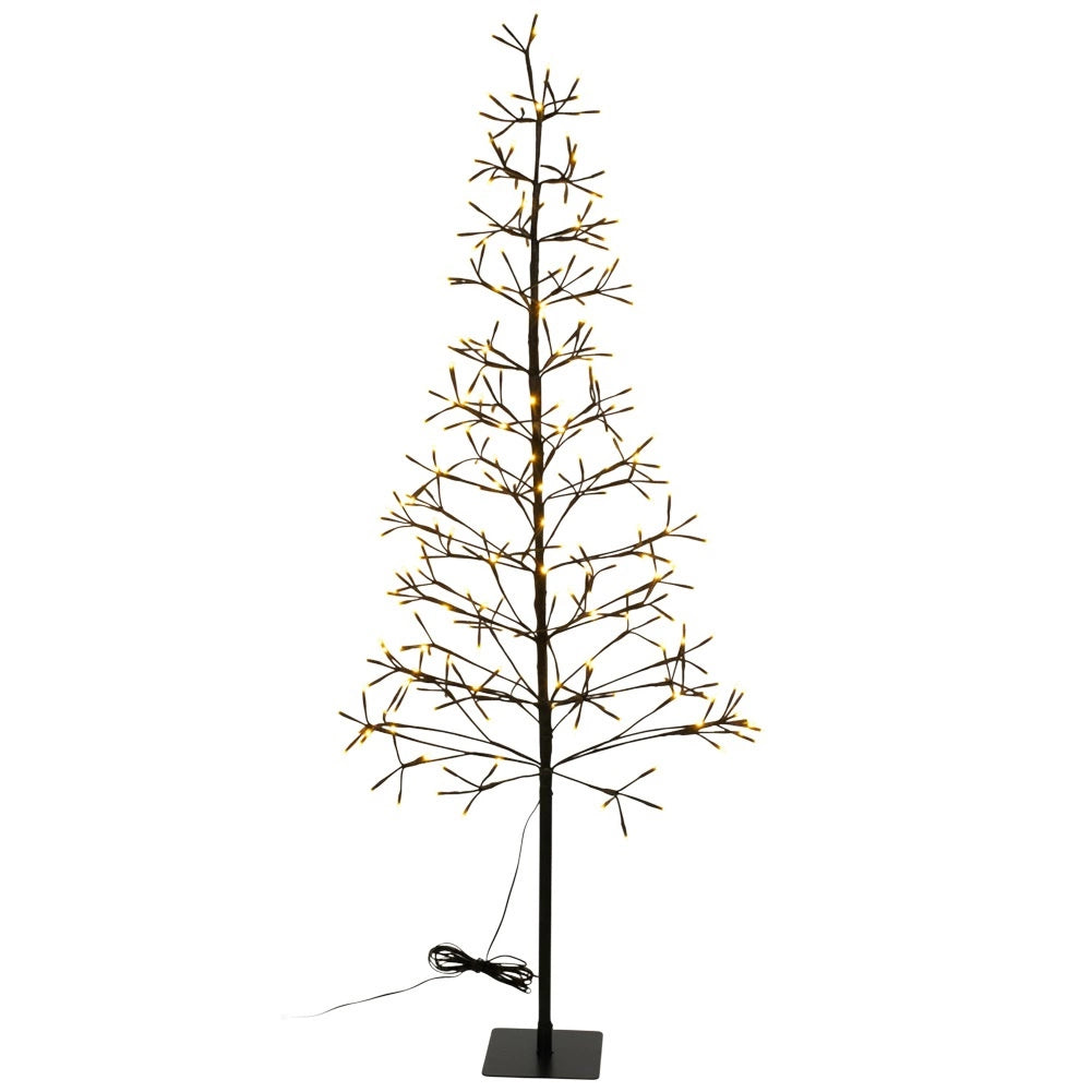 Outdoor LED Twig Tree, 280 Lights, 150 cm, Metal Base
