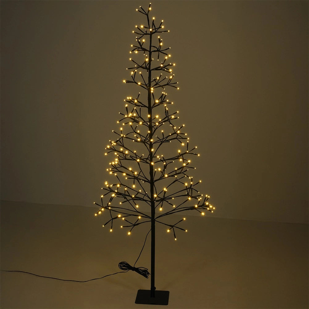 Outdoor LED Twig Tree, 280 Lights, 150 cm, Metal Base