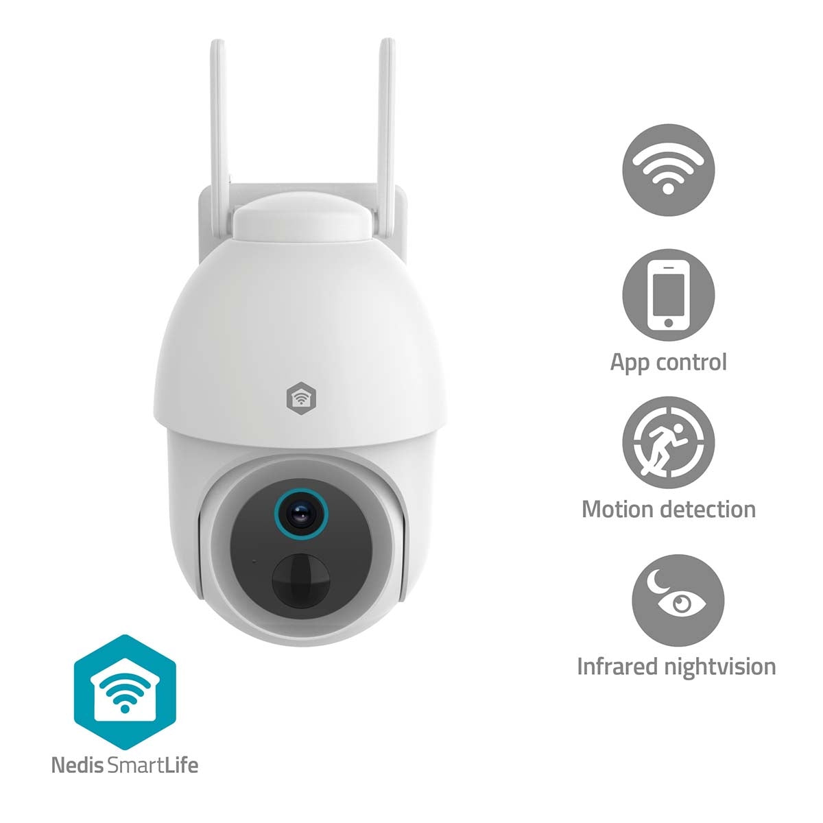 Outdoor Security Camera, 3MP HD, Pan Tilt, Night Vision