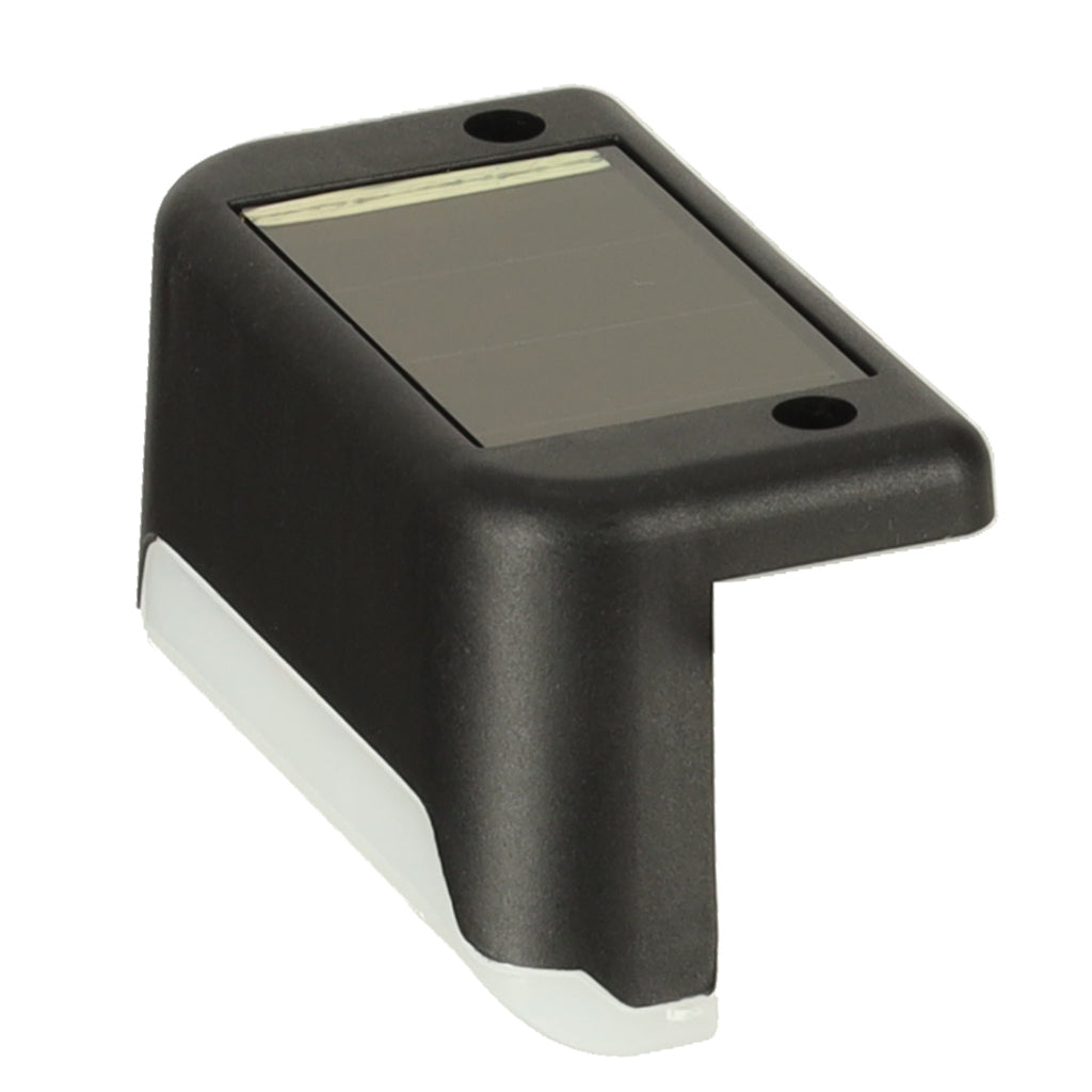 Outdoor Solar LED Stair Lights, Dusk Sensor, 8-Pack