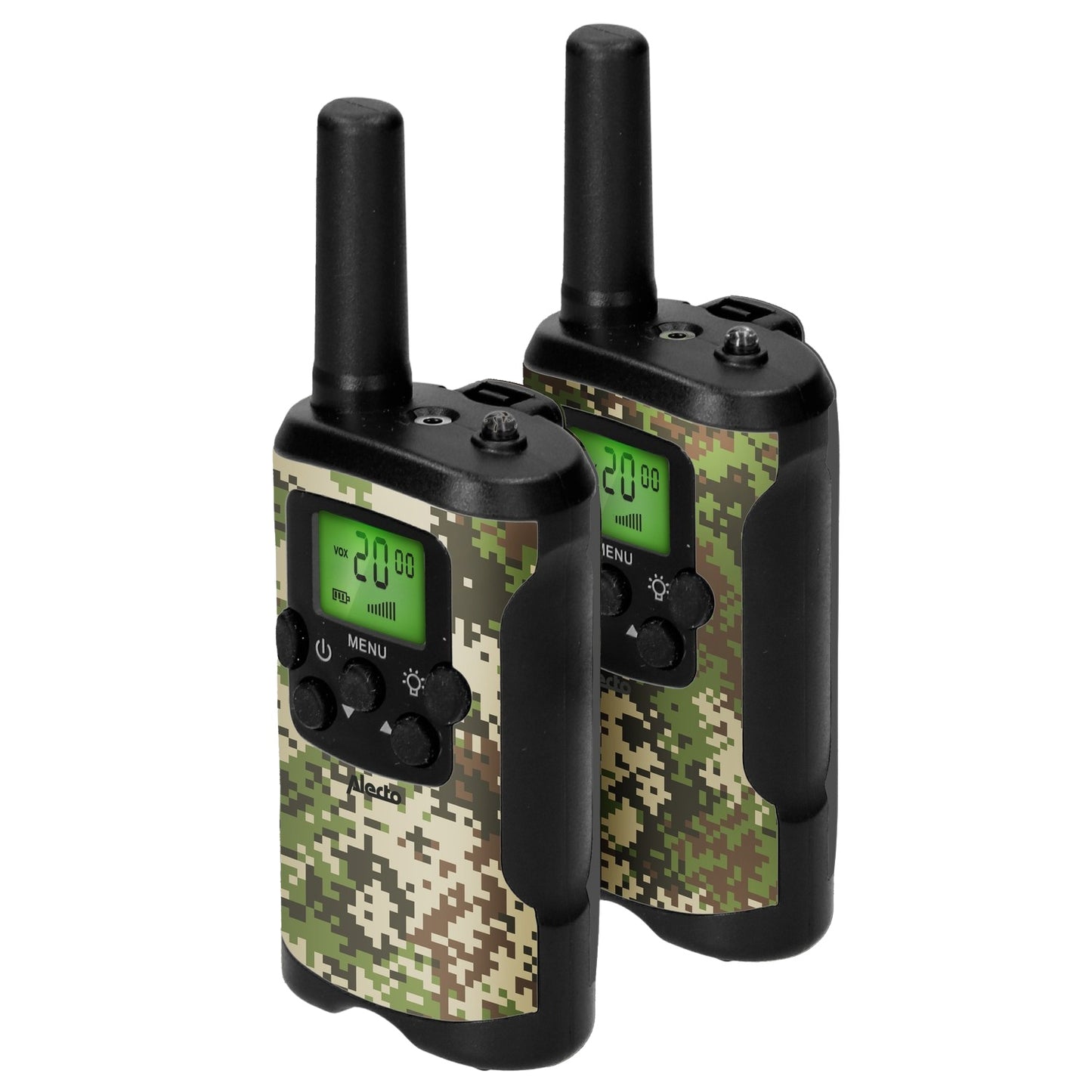 Outdoor Walkie Talkies Set, 7km Range, Built-In Flashlight