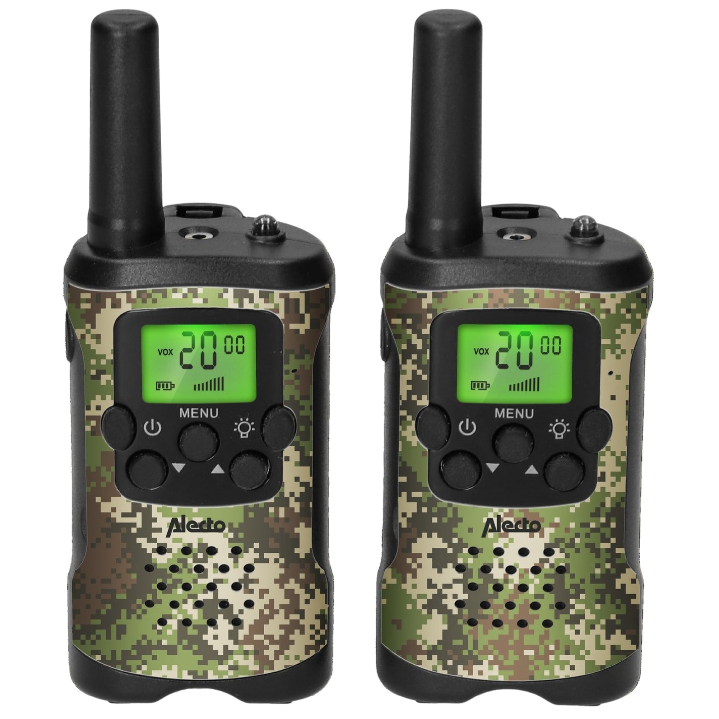 Outdoor Walkie Talkies Set, 7km Range, Built-In Flashlight