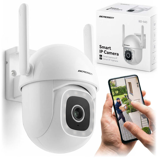 Outdoor WiFi IP Camera, 5MP, PTZ, Night Vision