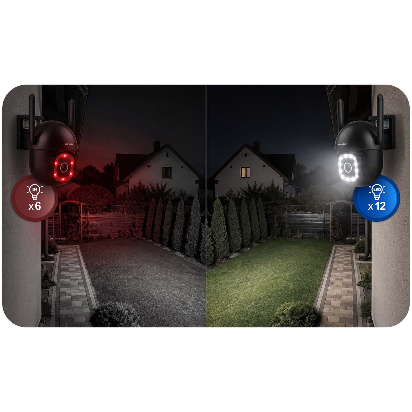 Outdoor WiFi IP Camera, 5MP, PTZ, Night Vision