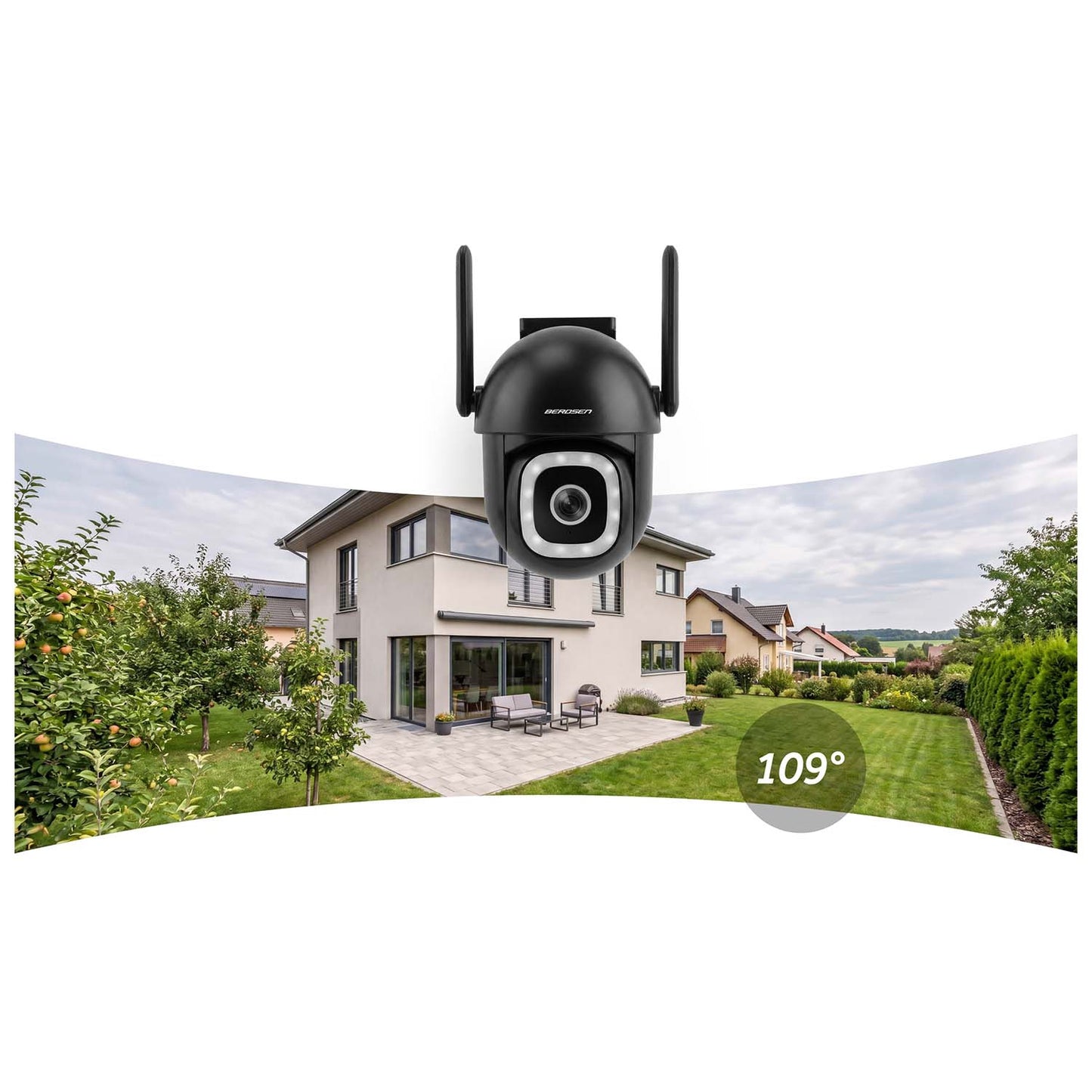 Outdoor WiFi IP Camera, 5MP, PTZ, Night Vision