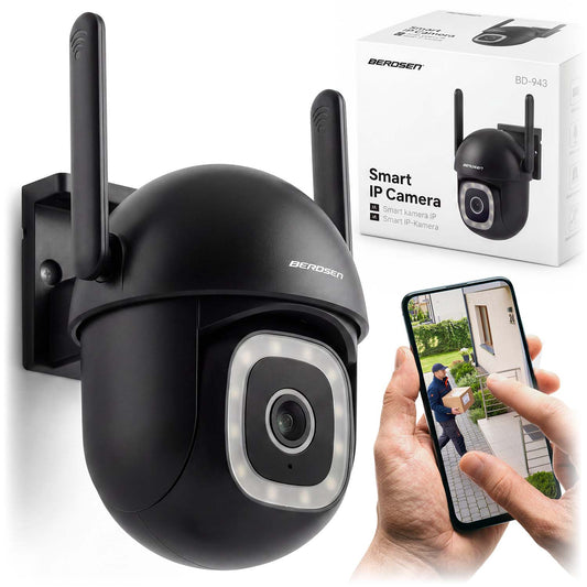 Outdoor WiFi IP Camera, 5MP, PTZ, Night Vision