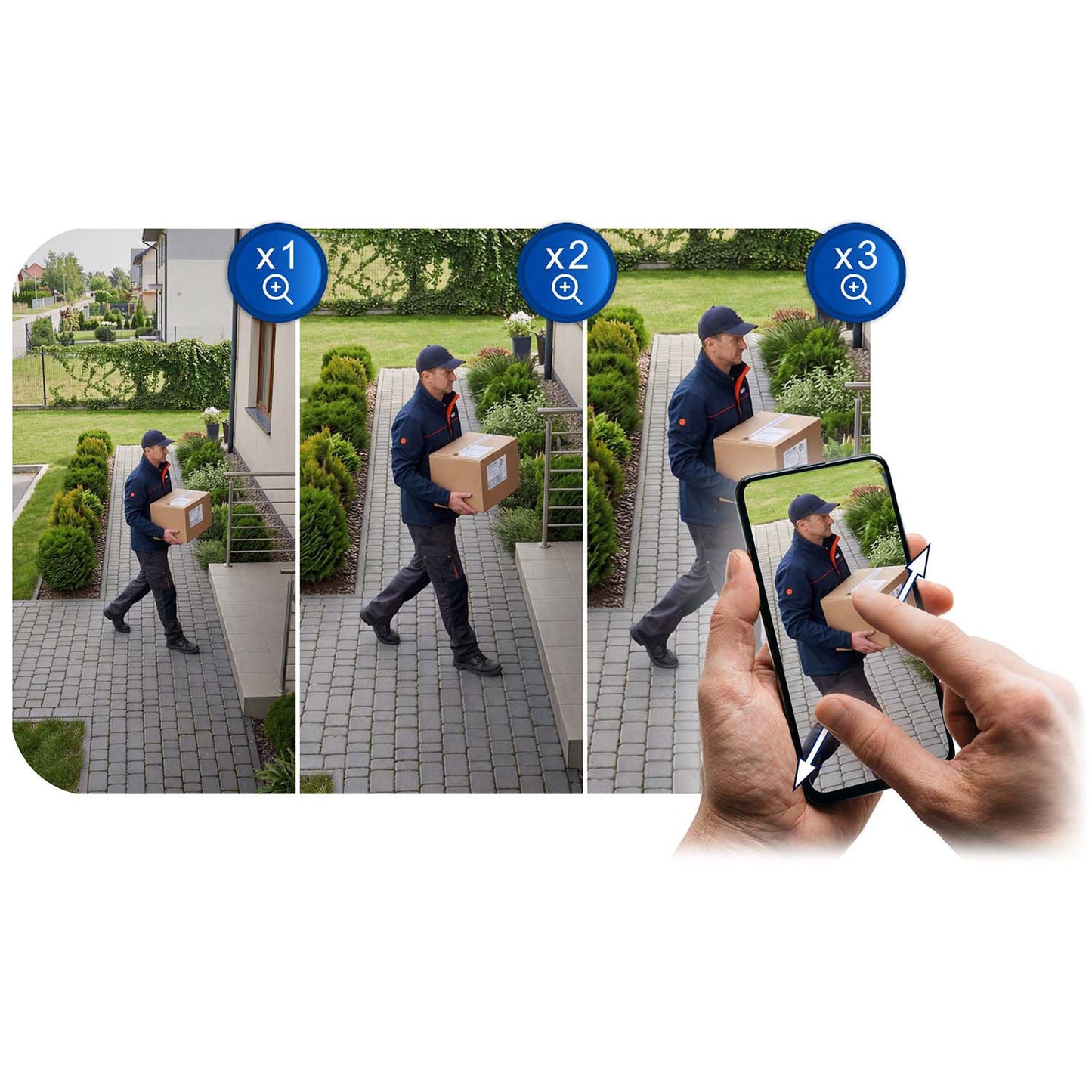 Outdoor WiFi IP Camera, 5MP, PTZ, Night Vision