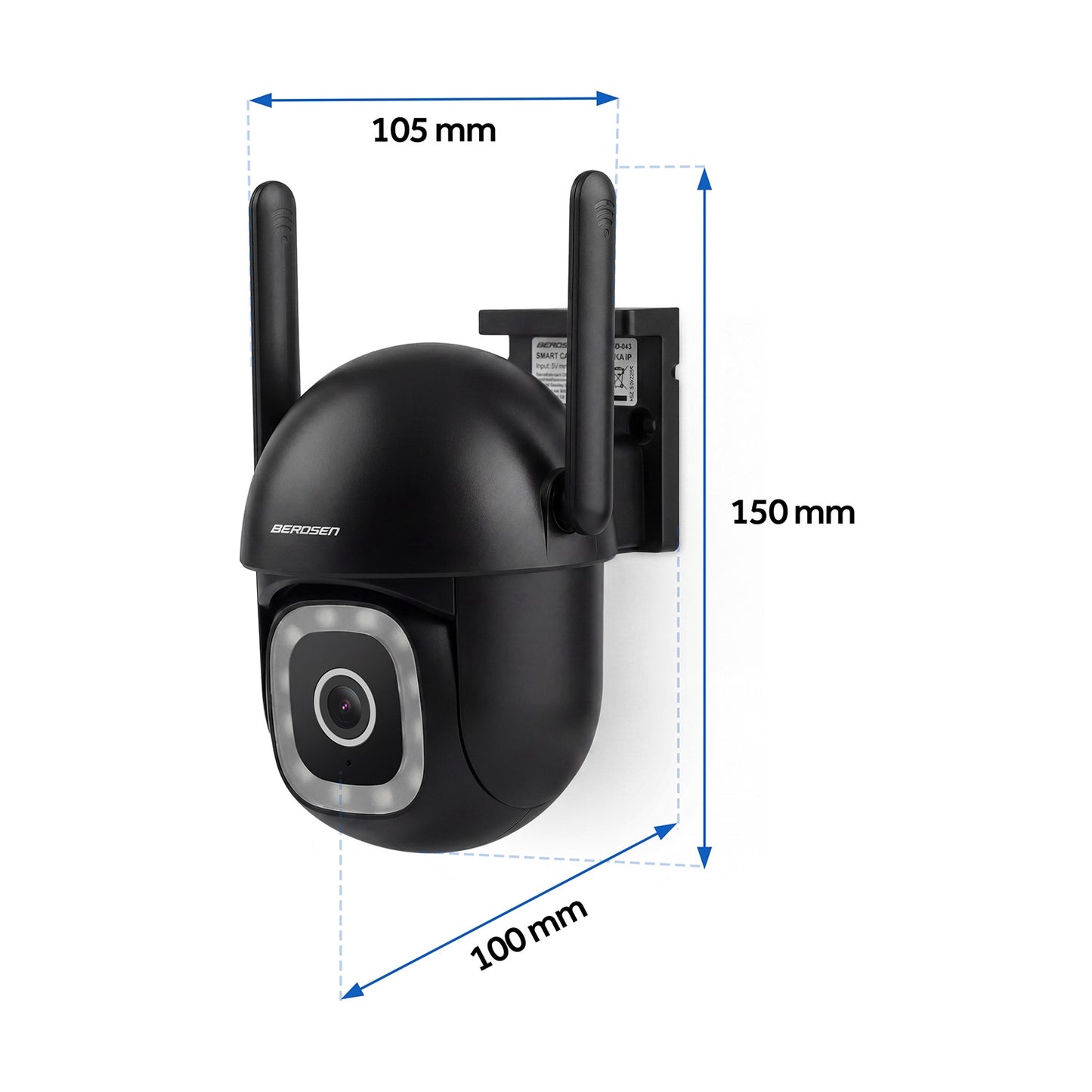 Outdoor WiFi IP Camera, 5MP, PTZ, Night Vision