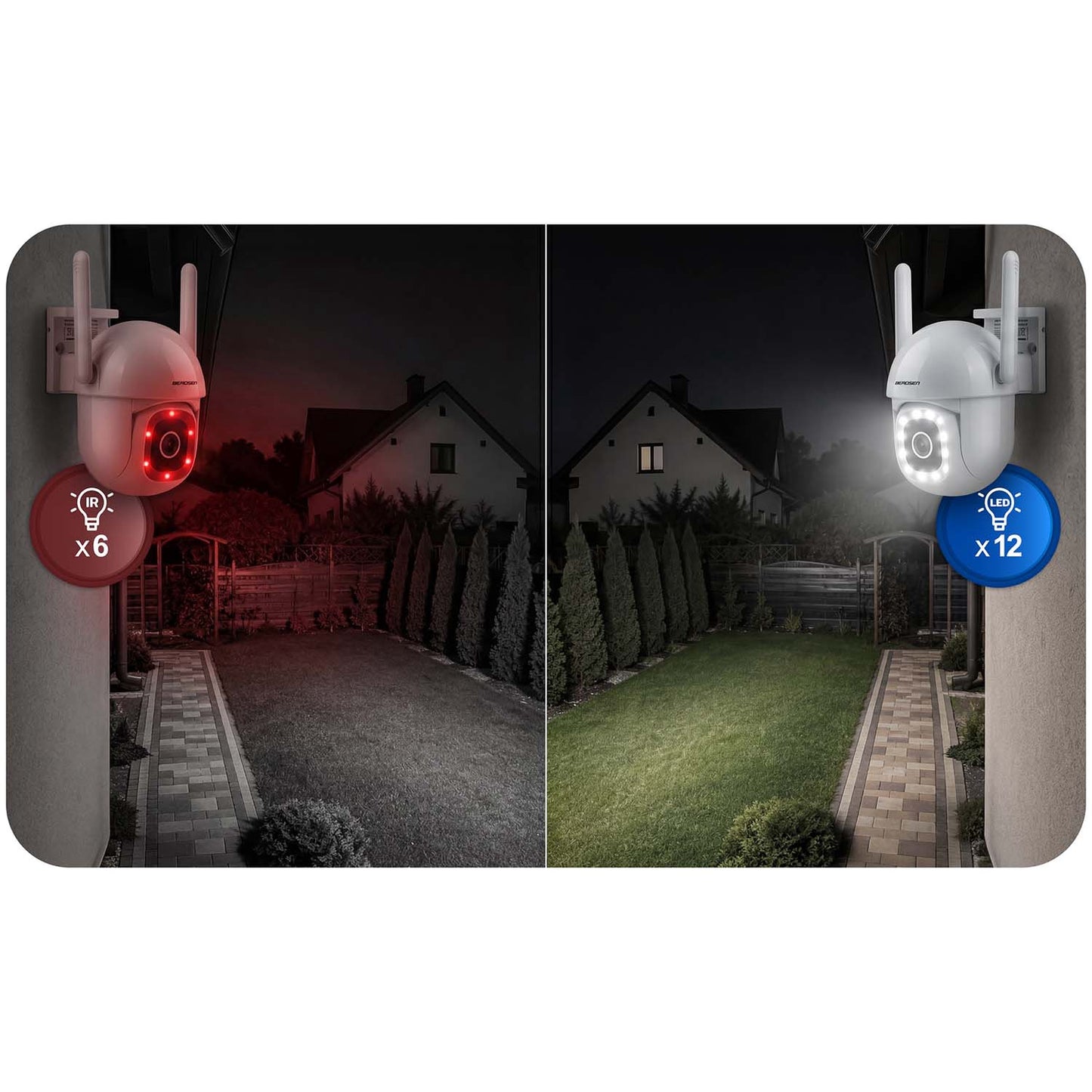 Outdoor WiFi IP Camera, 5MP, PTZ, Night Vision