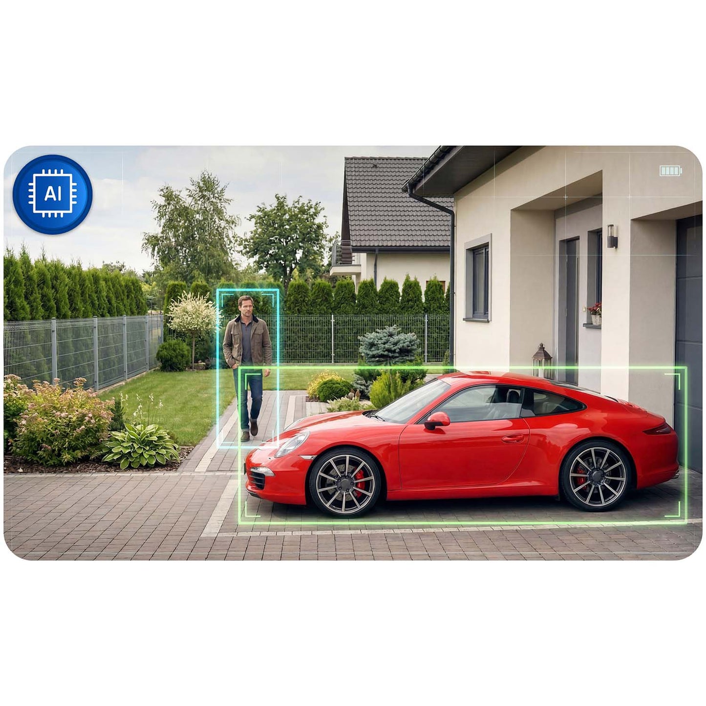 Outdoor WiFi IP Camera, 5MP, PTZ, Night Vision