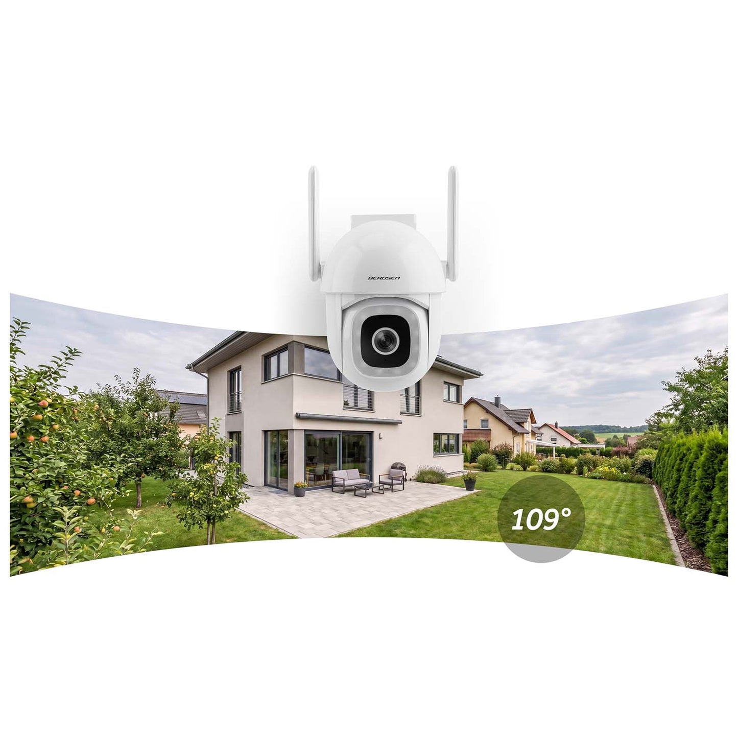Outdoor WiFi IP Camera, 5MP, PTZ, Night Vision