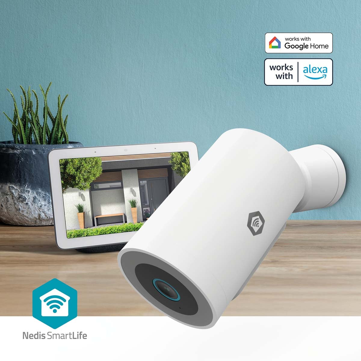 Outdoor Wi-Fi Security Camera, 3MP HD, Night Vision, IP65