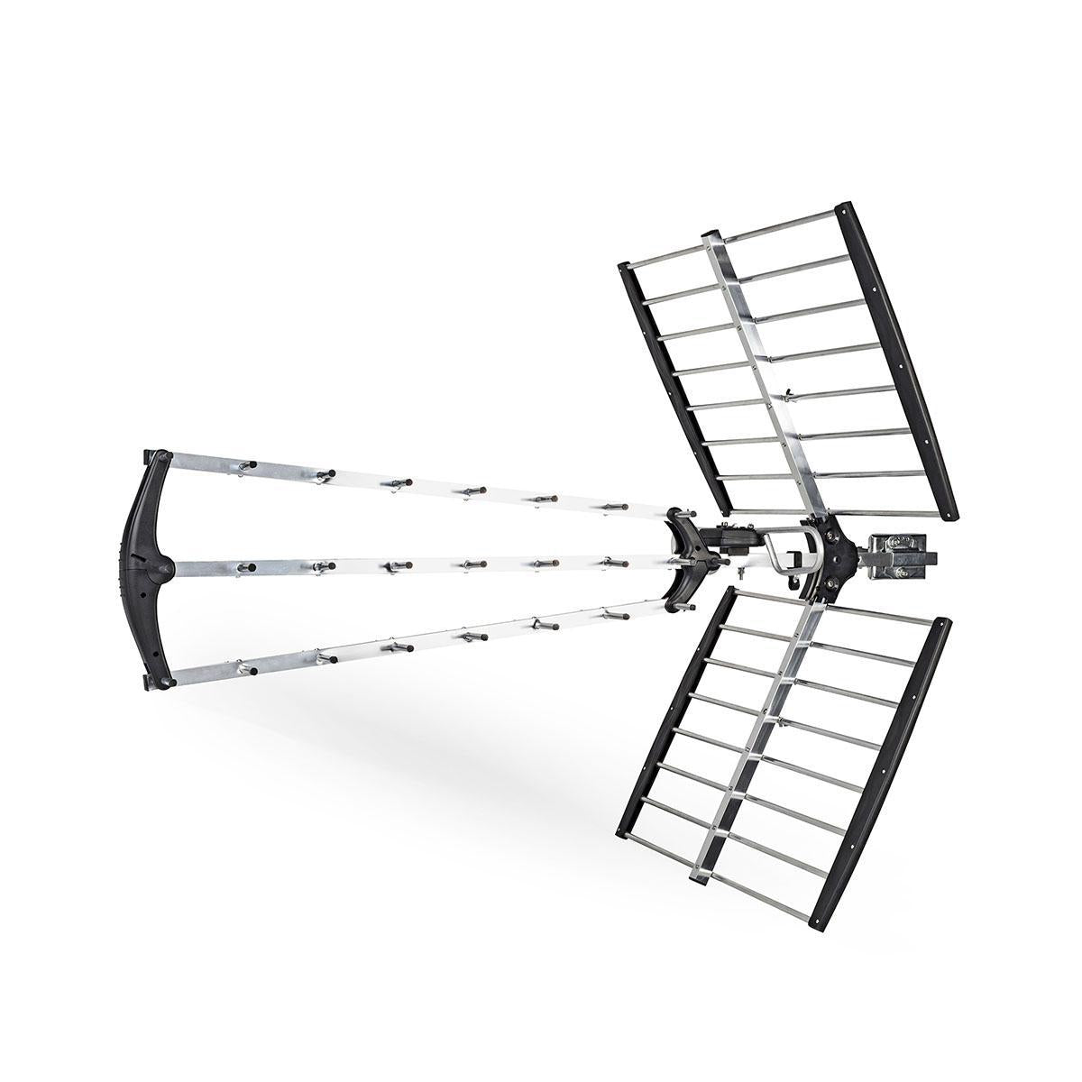Outdoor antenna | UHF | Reception area: ≥50 km | LTE700 | Gain: 18 dB | 75 Ohm | Antenna length: 1060 mm | Aluminum
