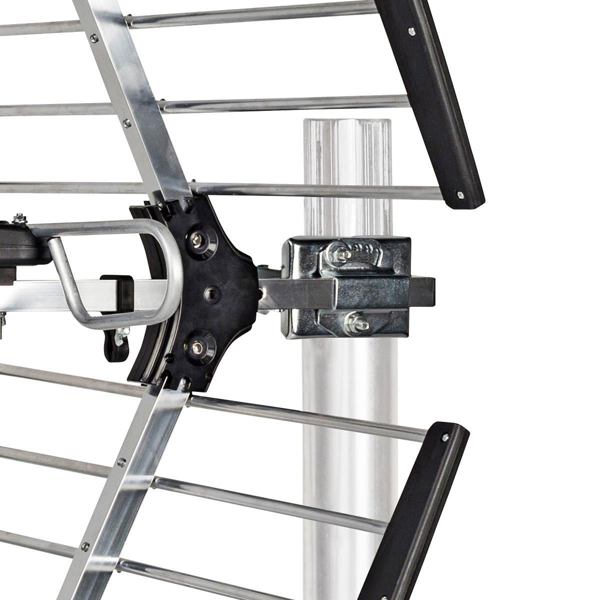 Outdoor antenna | UHF | Reception area: ≥50 km | LTE700 | Gain: 18 dB | 75 Ohm | Antenna length: 1060 mm | Aluminum