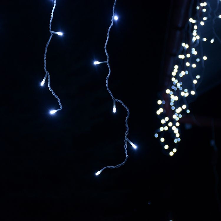 Outdoor decorative Christmas lights 500pcs LED 19m curtain