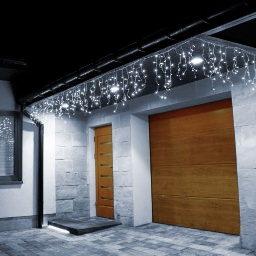 Outdoor decorative Christmas lights 500pcs LED 19m curtain