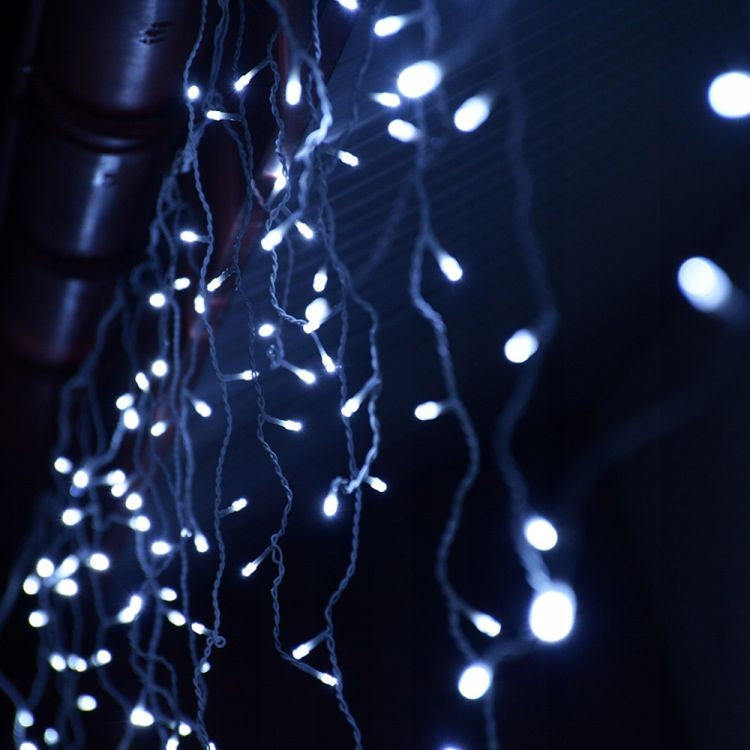 Outdoor decorative Christmas lights 500pcs LED 19m curtain