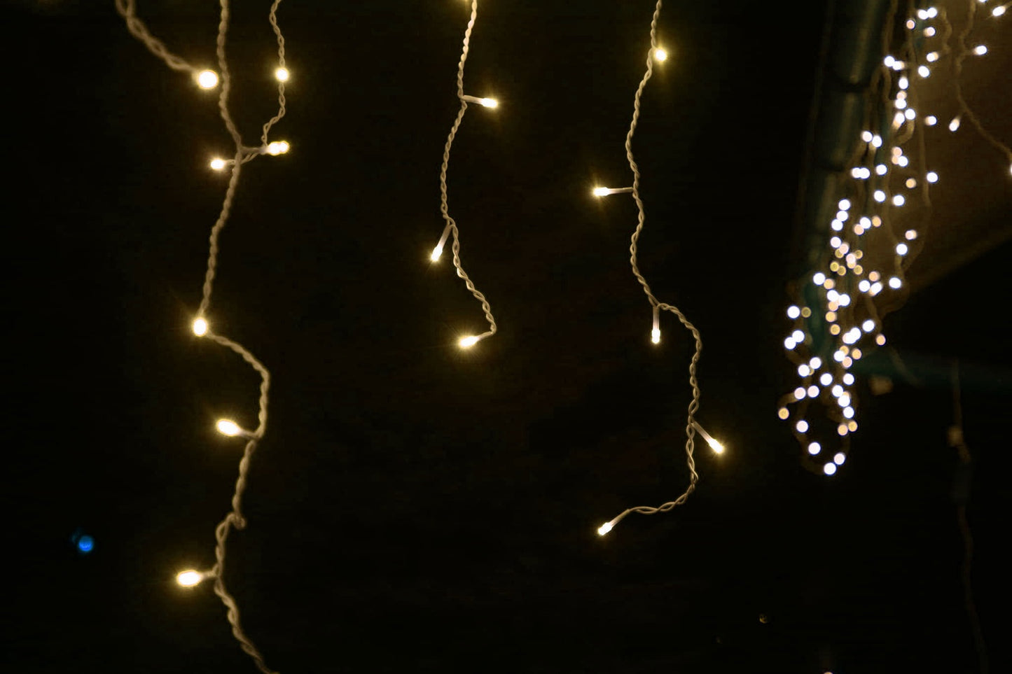 Outdoor icicles, decorative curtain, lights, 500 LED lights, 19m