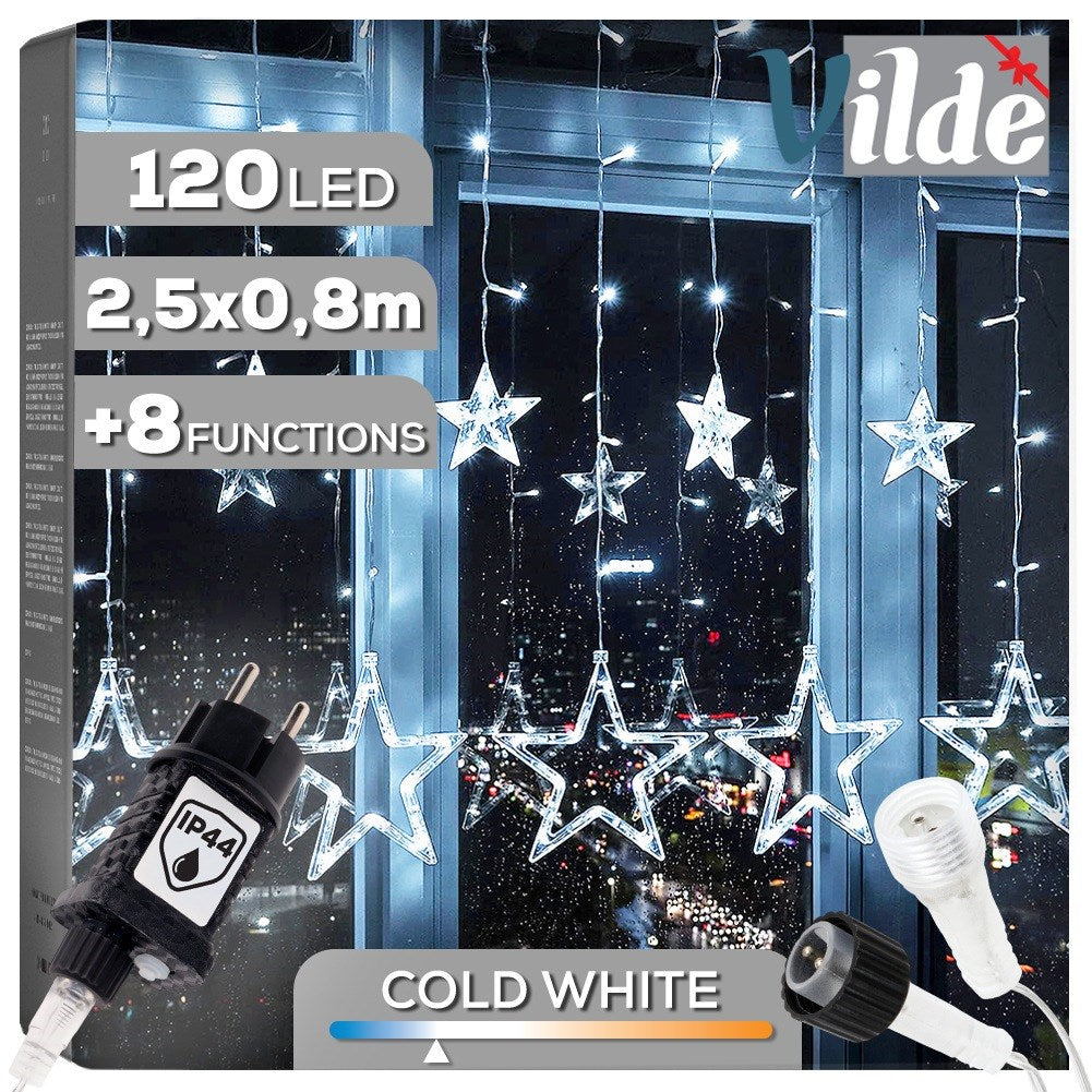 Outdoor light curtain 120 LED 2.5 m