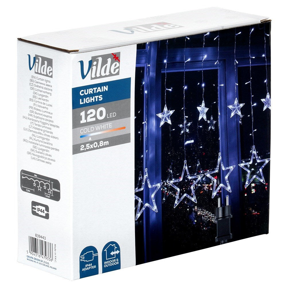Outdoor light curtain 120 LED 2.5 m