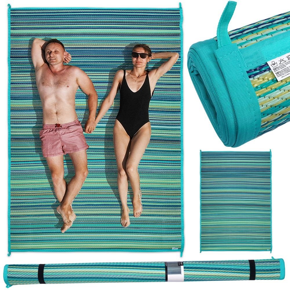 Outdoor rug 210x150 cm - Weather resistant and Dirt repellent