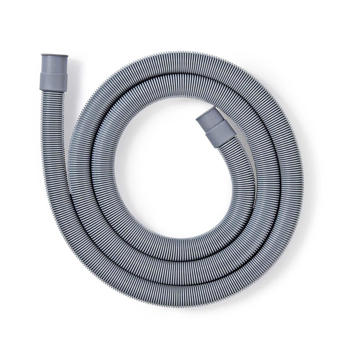 Outlet hose | 21mm | 19mm | 1.5 Bar | 90 °C | 1.00 m | Usage: Dish / Washing machine | Gray
