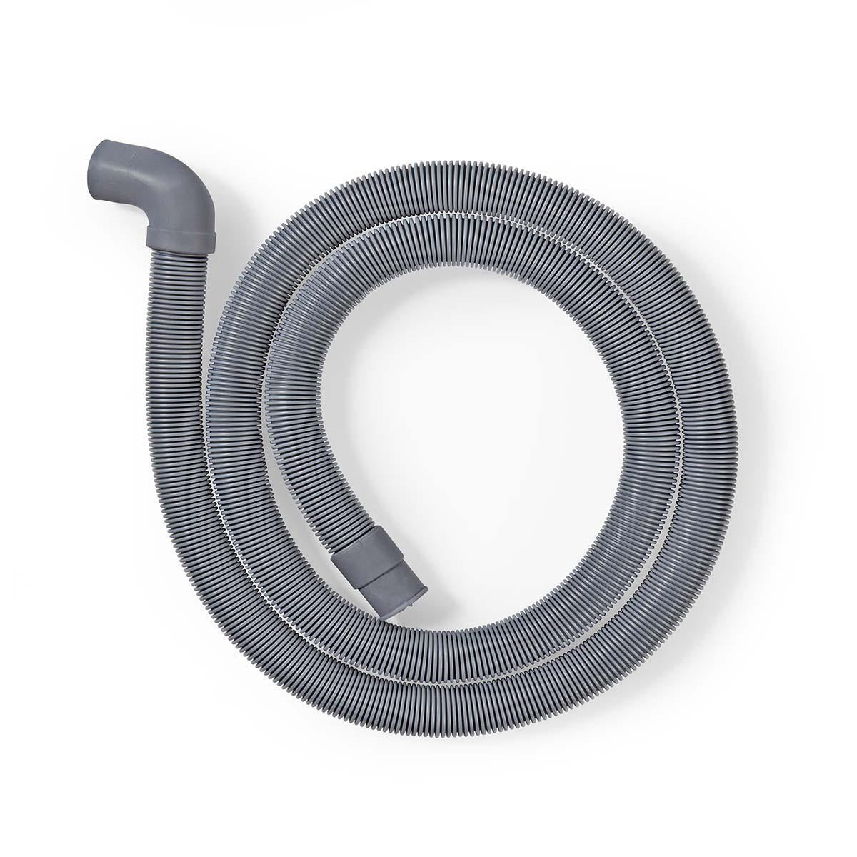 Outlet hose | 22 mm | 19mm | 0.5 Bar | 60 °C | 2.00 m | Usage: Dish / Washing machine | Gray