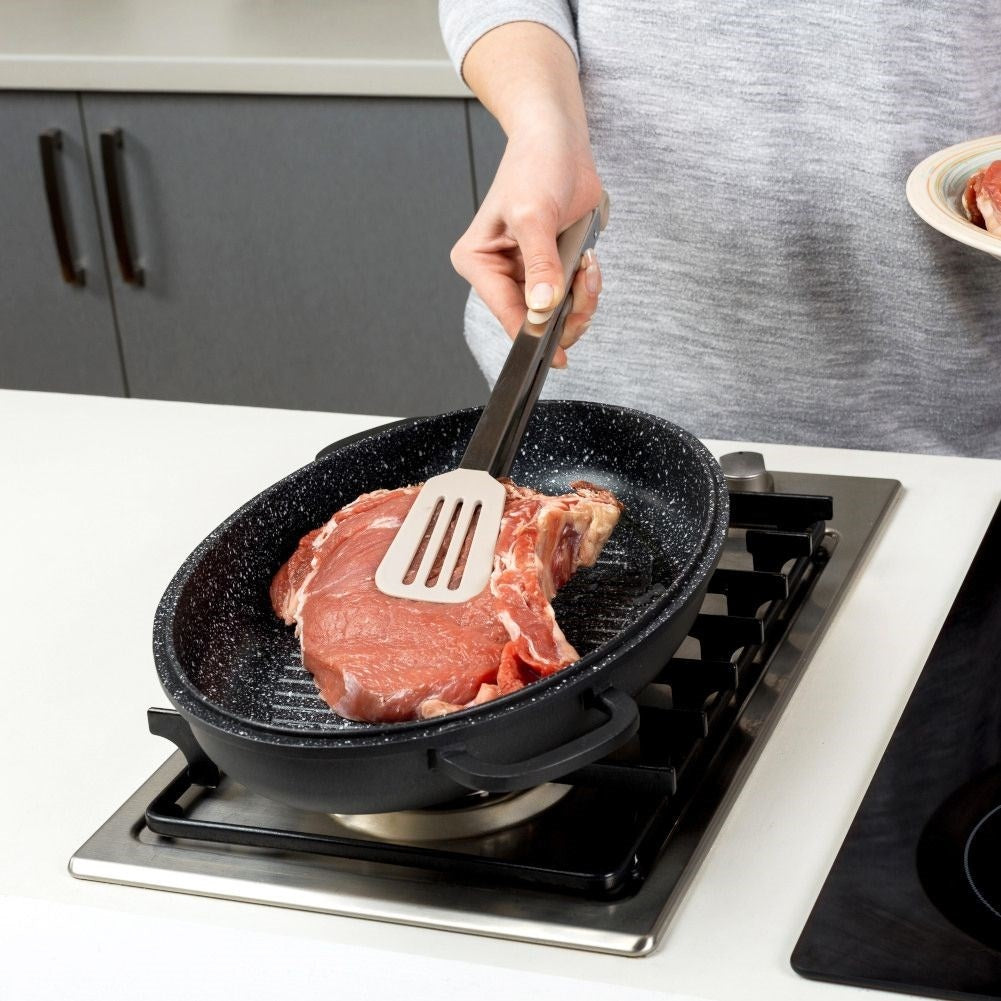 Oval Baking Form with Non-Stick Granite Coating, Perfect for Oven