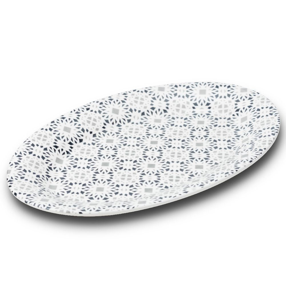 Oval porcelain platter, MAIOLICA 36x24 cm