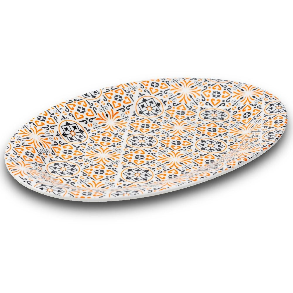 Oval porcelain platter, MAIOLICA 36x24 cm