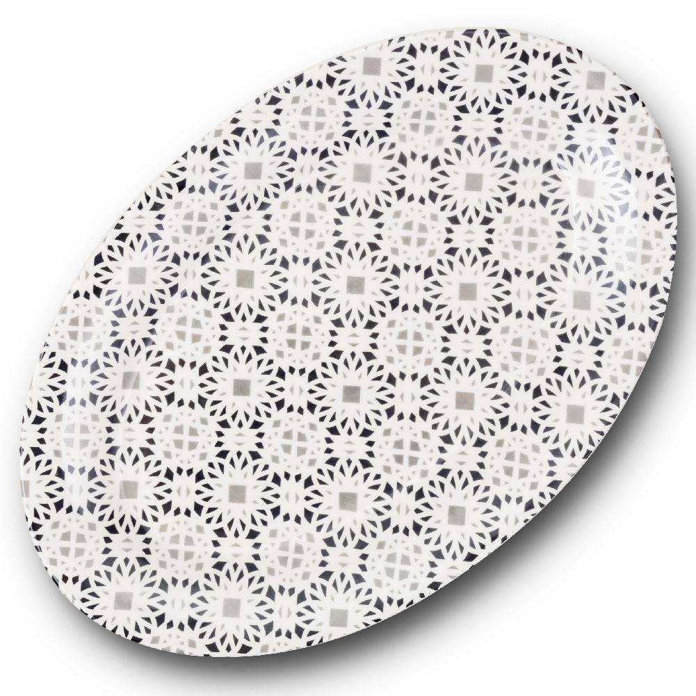 Oval porcelain platter, MAIOLICA 36x24 cm