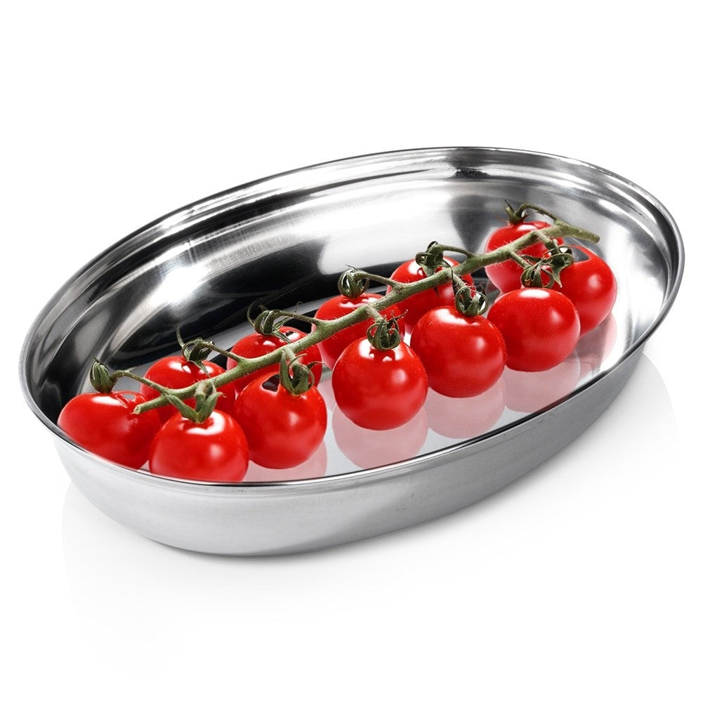 Oval-shaped bowl for dishes, snacks and appetizers