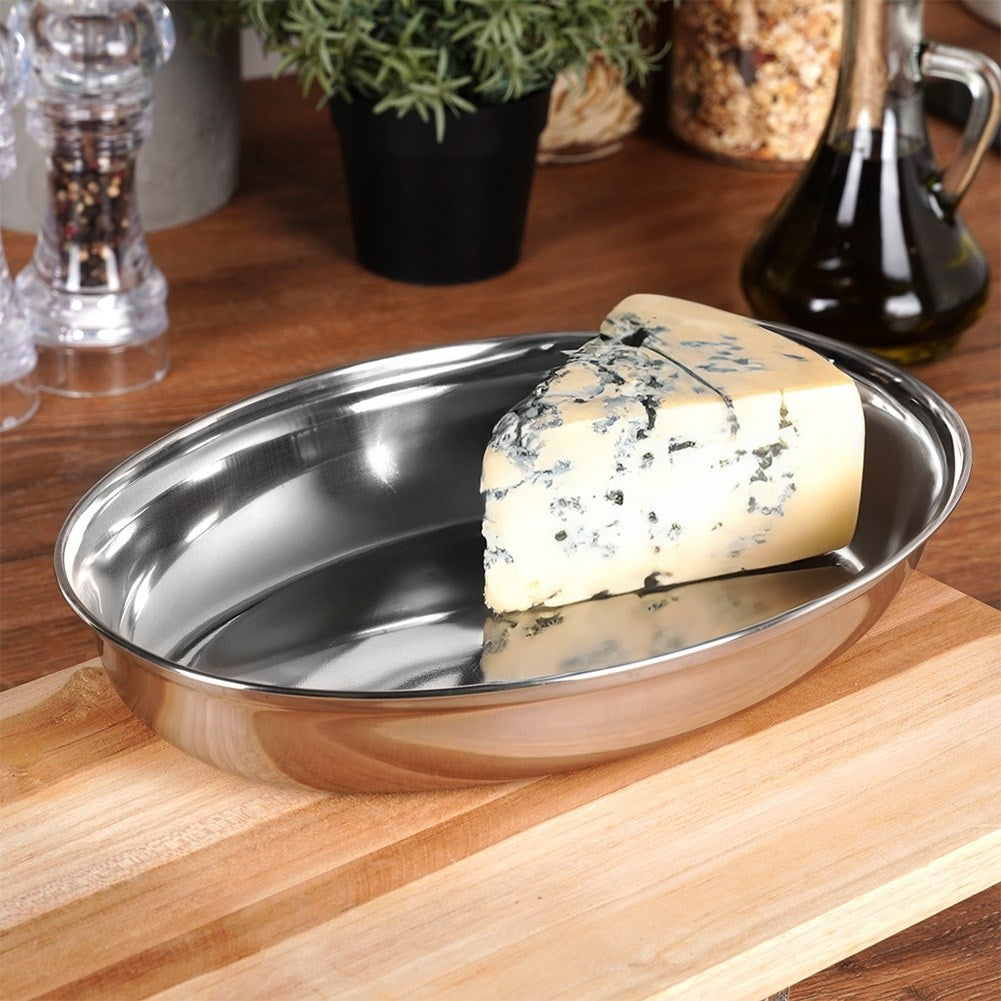 Oval-shaped bowl for dishes, snacks and appetizers