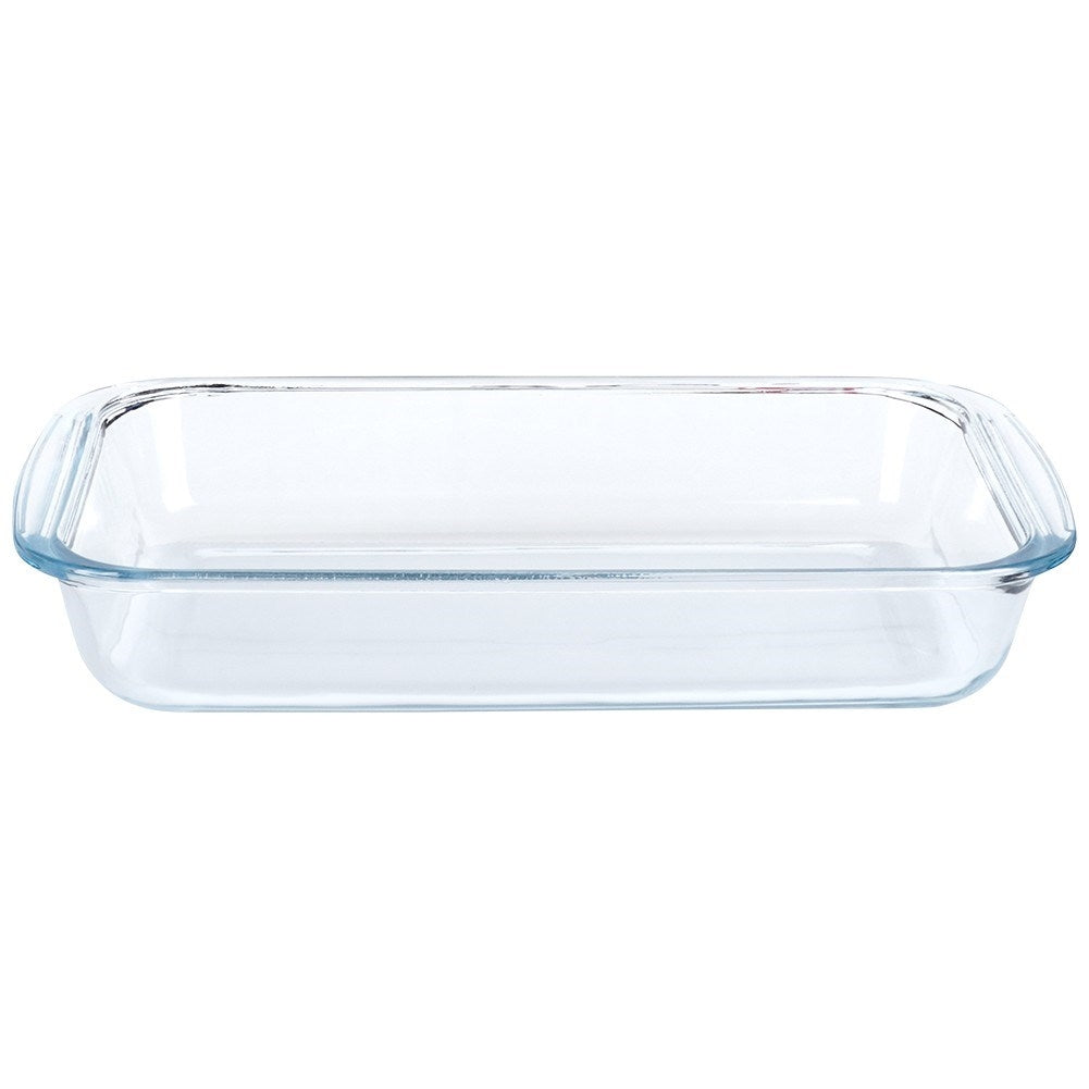 Oven and gratin form in heat-resistant borosilicate glass