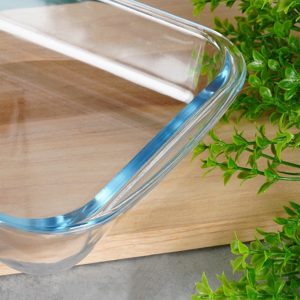 Oven and gratin form in heat-resistant borosilicate glass
