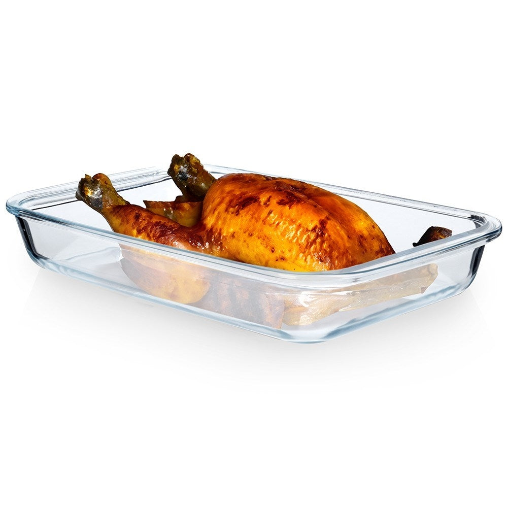 Oven form for baking and cooking in borosilicate glass