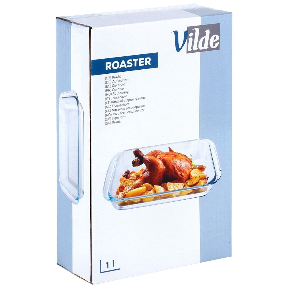 Oven form in Tempered Borosilicate glass - Dishwasher safe