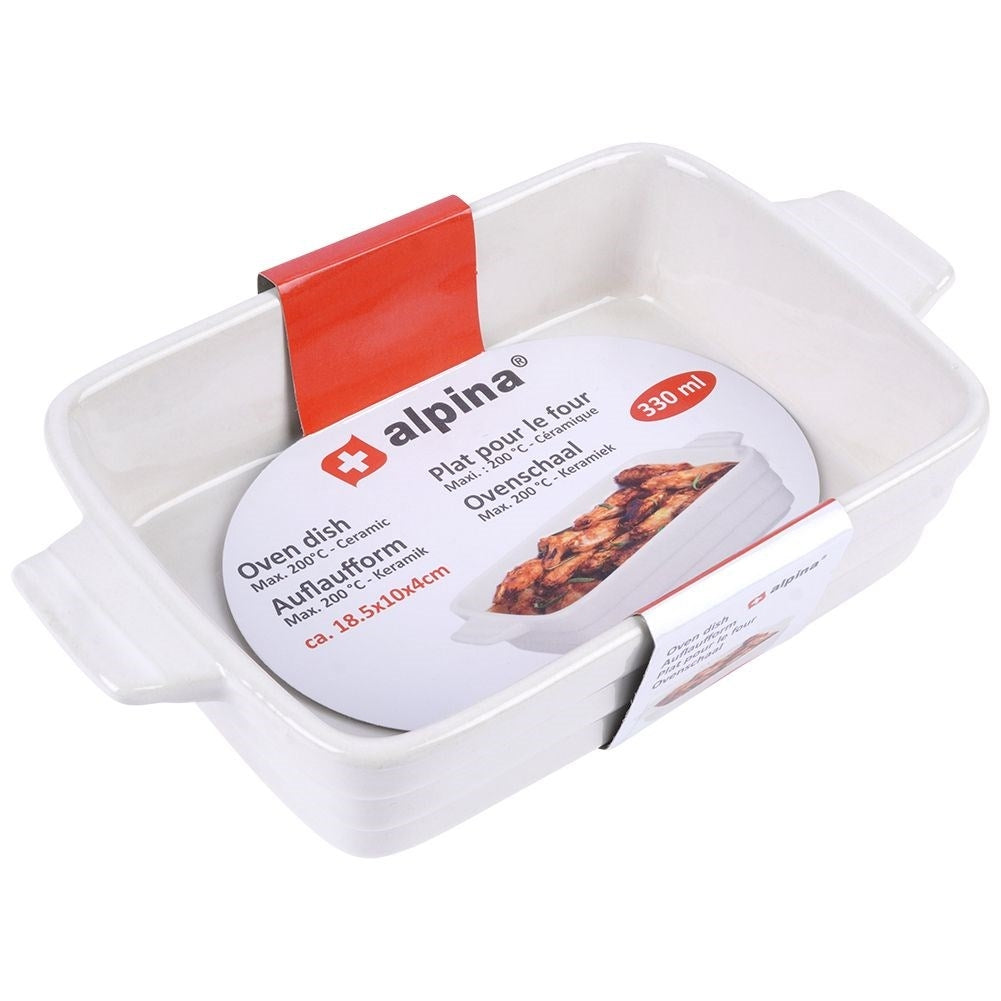 Oven form in White Ceramic for Perfectly Cooked Dishes